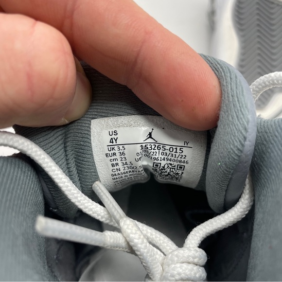 Nike Air Jordan 12 Retro GS “Stealth Grey” 2023 - Picture 8 of 8